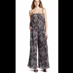 BCBGENERATION Overlay Ruffle Jumpsuit Small